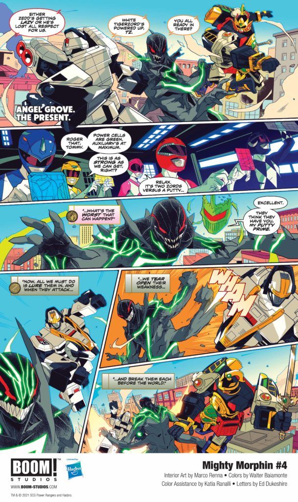 MIGHTY MORPHIN #4 from BOOM! Studios