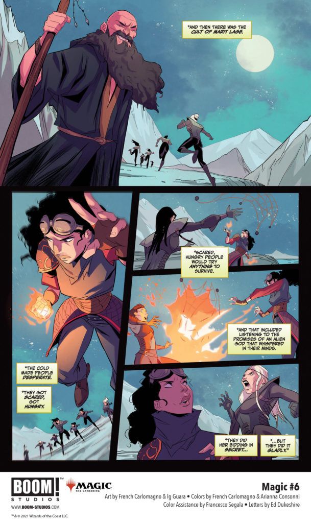 Secret Origins of Planeswalker Jaya Ballard in MAGIC #6 from BOOM! Studios