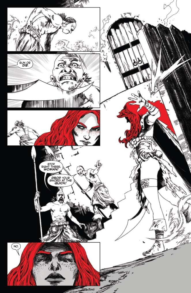 Red Sonja: Black, White, Red #6 (@DynamiteComics) - Preview