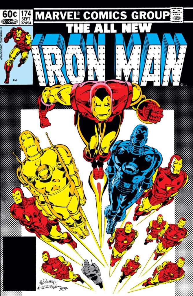 Iron Man #174 - Armor Chase released by Marvel on September 1, 1983