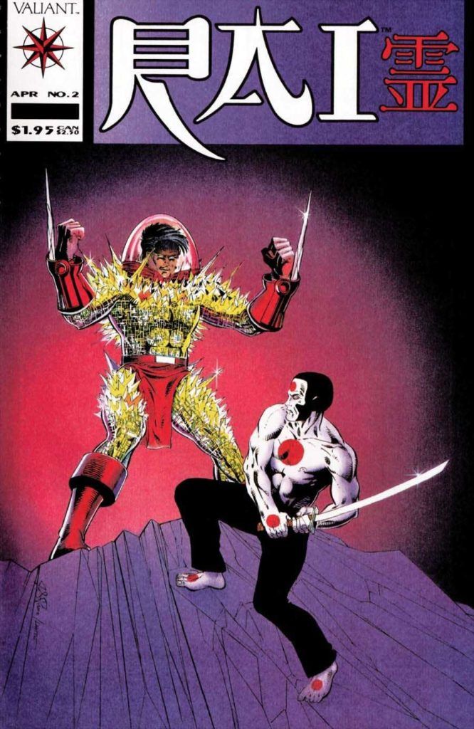 Rai #2 - Ice Burn released by Valiant/Acclaim on April 1992