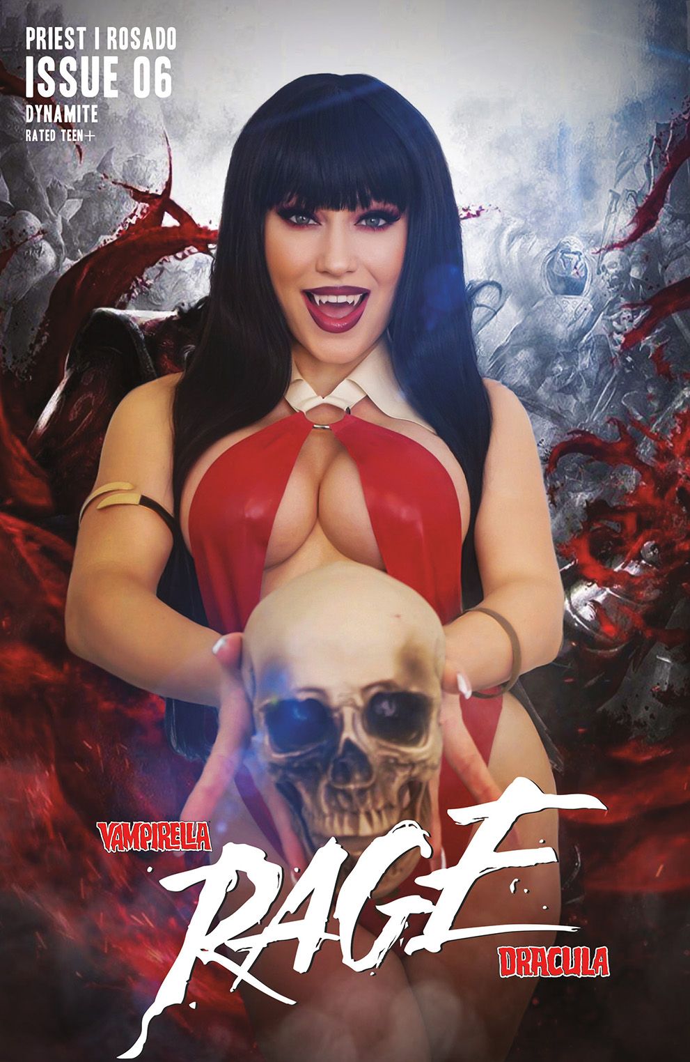 Vampirella/Dracula:Rage #6 - First Look (Dynamite Comics)