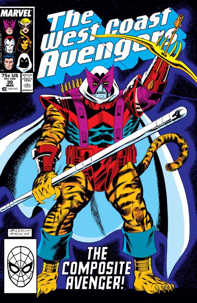 West Coast Avengers #30 - None So Blind! released by Marvel on March 1988