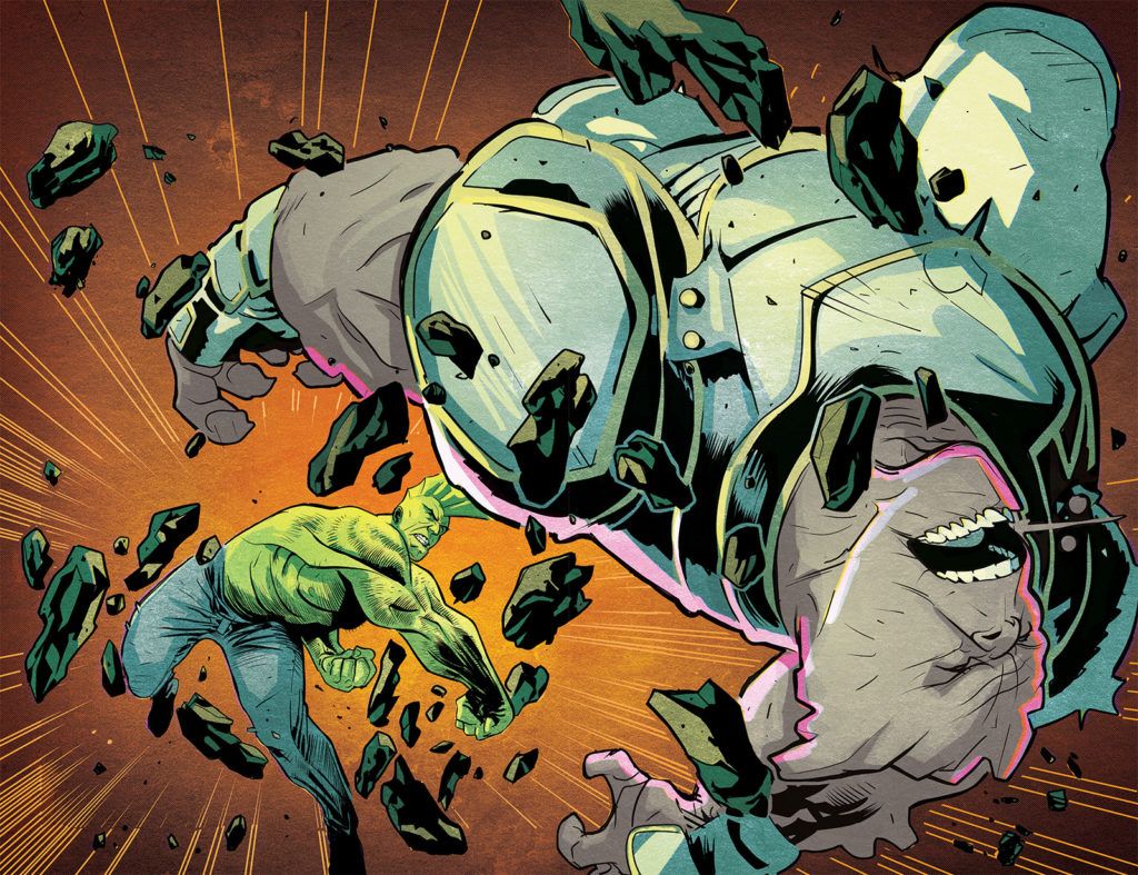 Savage Dragon Makes Rare Appearance In Blood Squad Seven #2