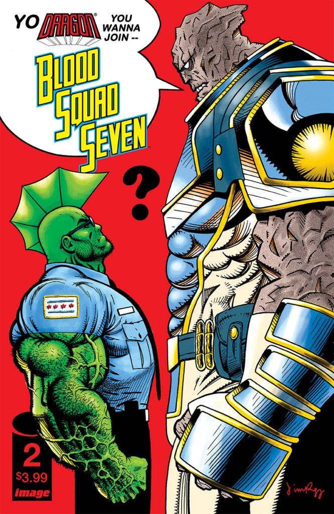 Savage Dragon Makes Rare Appearance In Blood Squad Seven #2