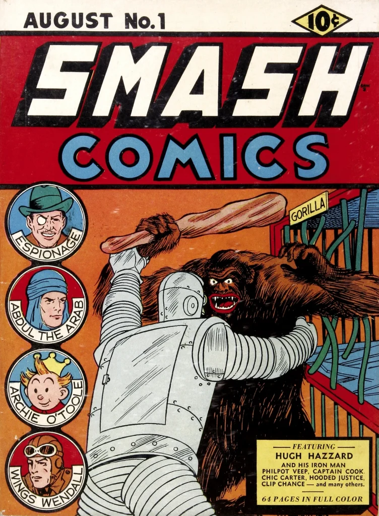 Smash Comics #1 (June 16, 1939) - Hugh Hazzard