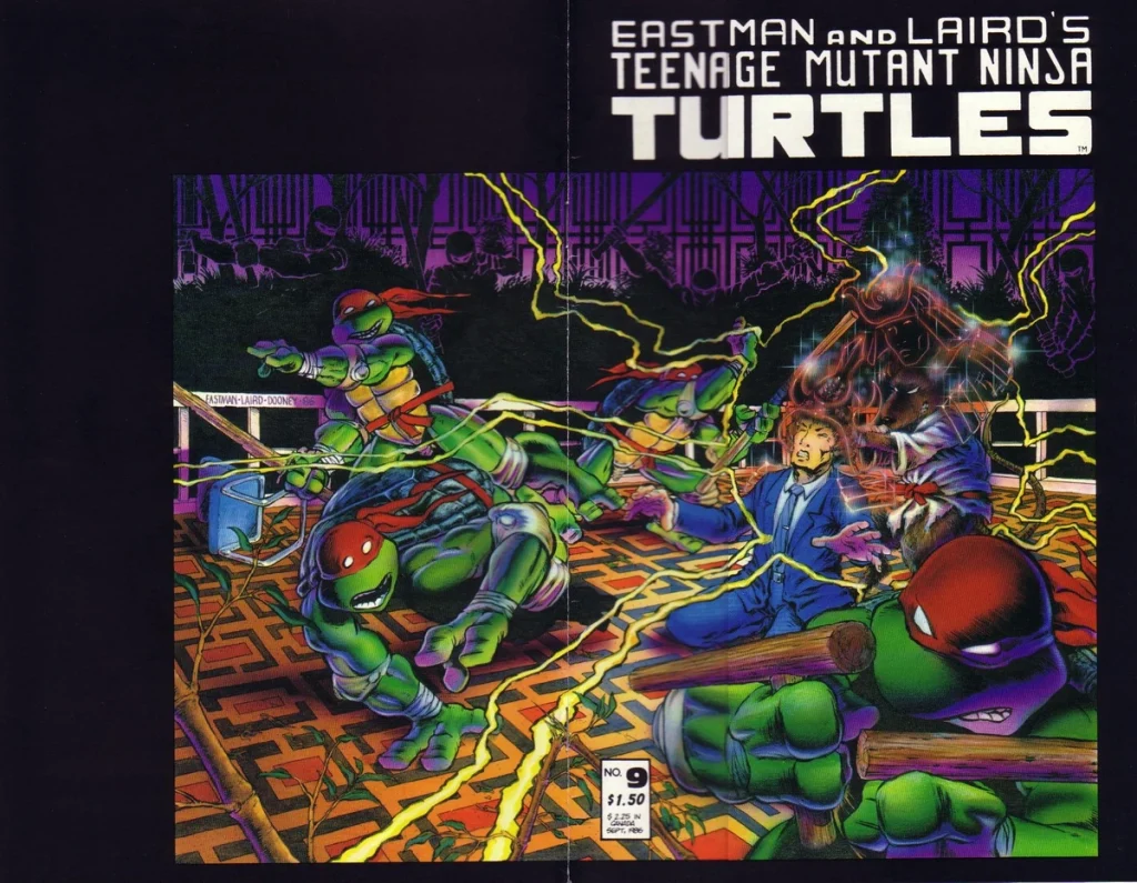 Teenage Mutant Ninja Turtles #9 - The Passing released by Mirage on September 1, 1986