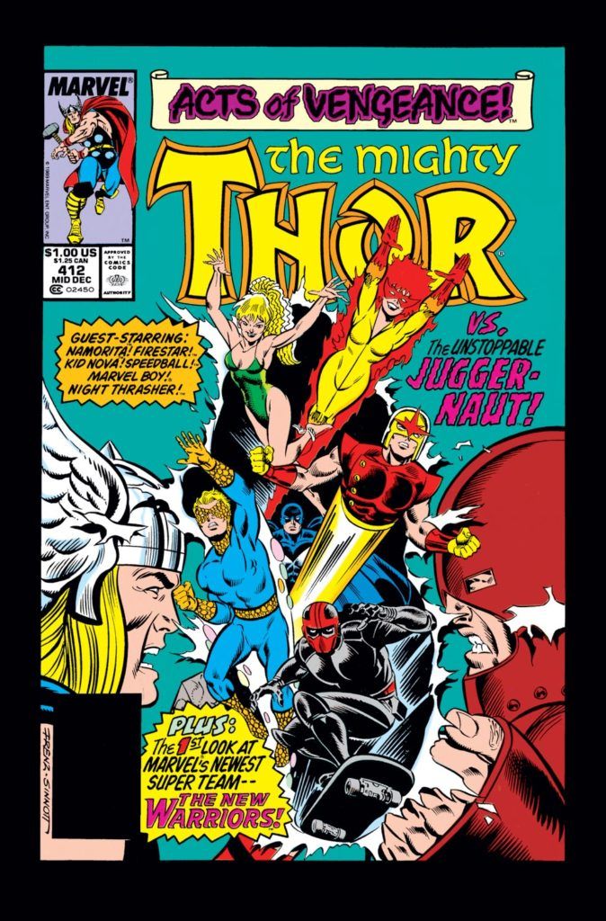 New Warriors first appearance