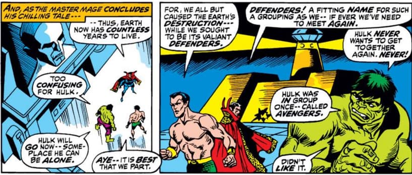 The Defenders Marvel Feature #1